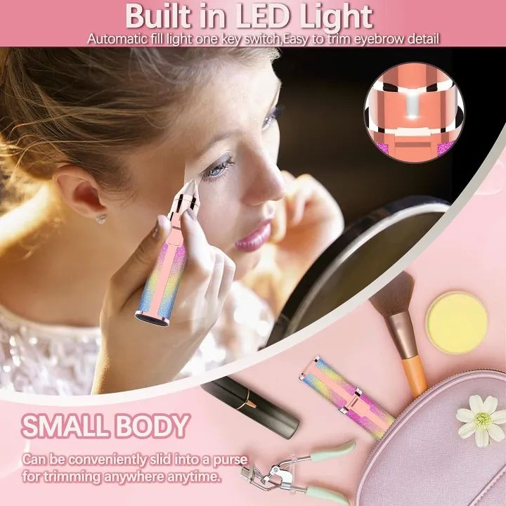 Rechargeable 2 In 1 Hair Remover Trimmer For Women, Electric Flawless Facial Machine Razor, Painless - Oshi.pk - Buy & Sell Online