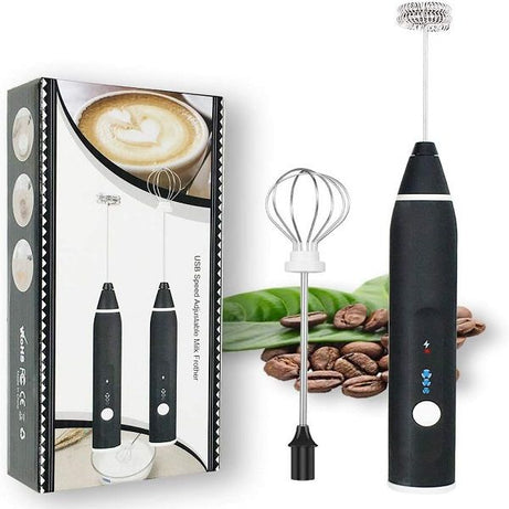 2 in 1 Electric Rechargeable Coffee Beater & Milk Frother and Foamer - Oshi.pk - Buy & Sell Online
