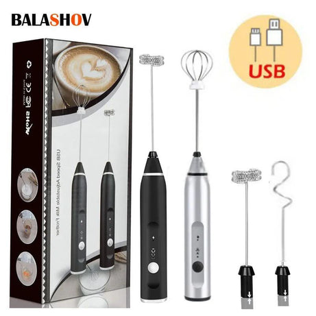 2 In 1 Electric Rechargeable Coffee Beater And Milk Frother - Oshi.pk - Buy & Sell Online