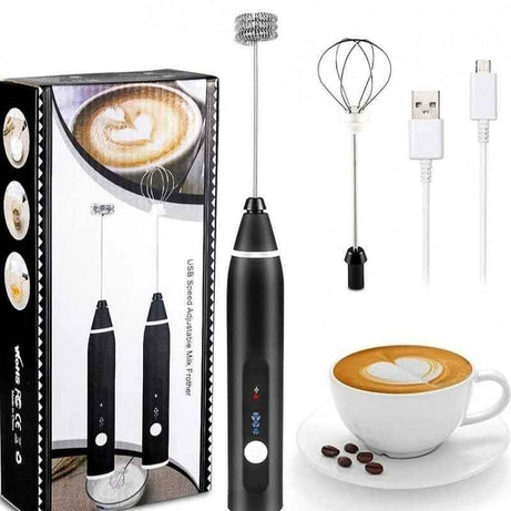 2 In 1 Electric Rechargeable Coffee Beater And Milk Frother - Oshi.pk - Buy & Sell Online