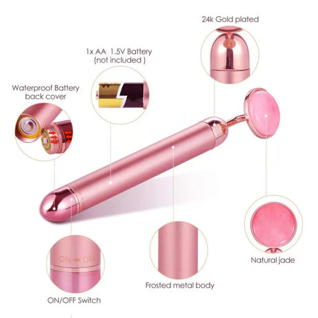 2 in 1 Flawless Face Massager & Roller - Nose Massage Face Lift Anti-Aging - Oshi.pk - Buy & Sell Online