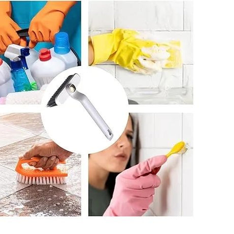 2 In 1 Floor Scrub And Bathroom Tile Cleaning Brush - Oshi.pk - Buy & Sell Online