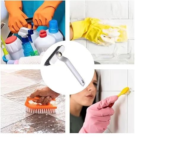 2 In 1 Floor Scrub And Bathroom Tile Cleaning Brush - Oshi.pk - Buy & Sell Online