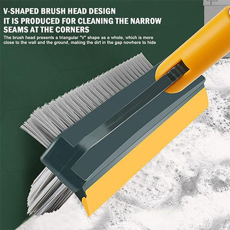2 In 1 Magic Broom Floor Cleaning Scrub Brush With Wiper - Oshi.pk - Buy & Sell Online