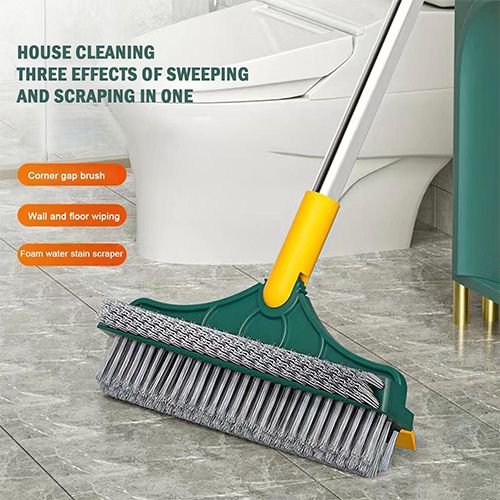 2 In 1 Magic Broom Floor Cleaning Scrub Brush With Wiper - Oshi.pk - Buy & Sell Online