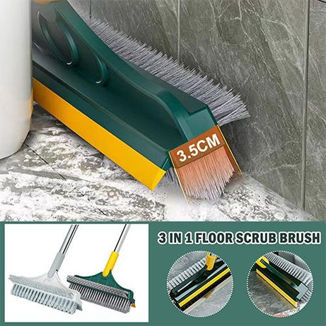 2 In 1 Magic Broom Floor Cleaning Scrub Brush With Wiper - Oshi.pk - Buy & Sell Online