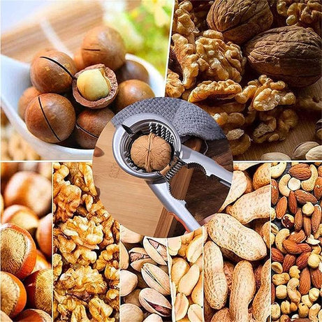 2 in 1 Metal Nutcracker Sheller for Walnuts Almonds Hazelnuts - Oshi.pk - Buy & Sell Online