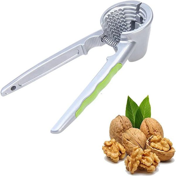2 in 1 Metal Nutcracker Sheller for Walnuts Almonds Hazelnuts - Oshi.pk - Buy & Sell Online
