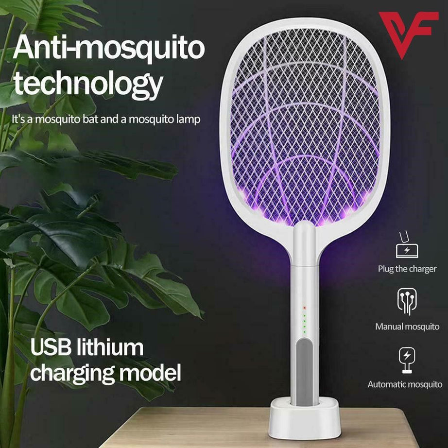 Rechargeable Mosquito Flies Killer Electric Tennis Bat Handheld Mosquito Racket Insect Fly Bug Home Office Bugs Machar Killer Mosquito Bat Electric - Oshi.pk - Buy & Sell Online