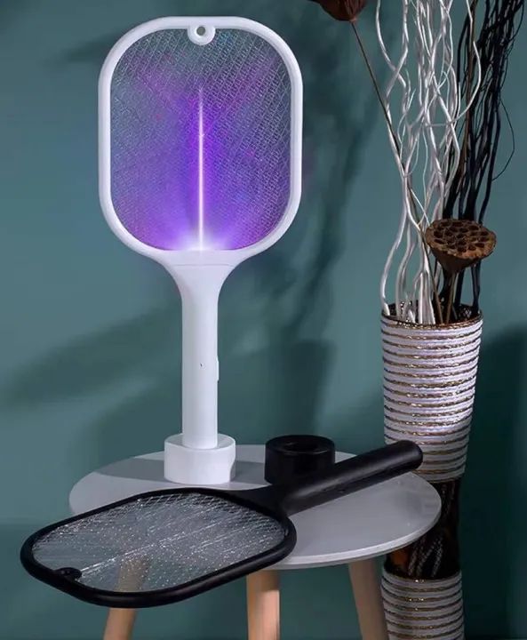 Rechargeable Electronic Mosquito Bat Racket Insect Killer Lamp - Oshi.pk - Buy & Sell Online
