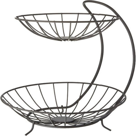 2 Layer Fruit Basket Vegetable Stand for Kitchen Fruit Bowl - Oshi.pk - Buy & Sell Online