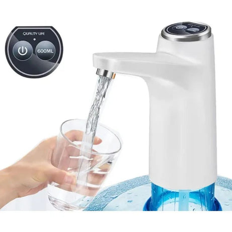 2 Modes Automatic Electric pump Water Dispenser Pump Rechargeable Portable USB Charging 600ml Volume Control Water Dispenser Wireless Water Pump Autom - Oshi.pk - Buy & Sell Online