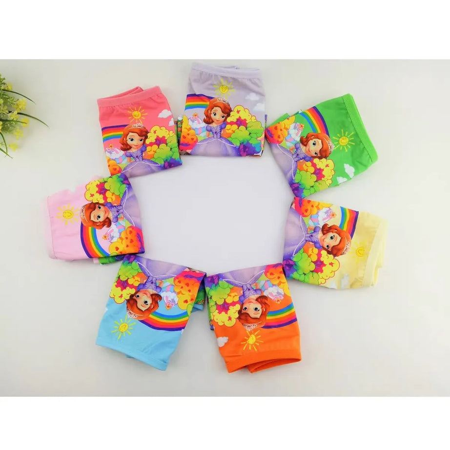 6Pcs Comfortable Cotton Printed Cute And Beautiful Boxer Suitable For 2-5 Years old kids