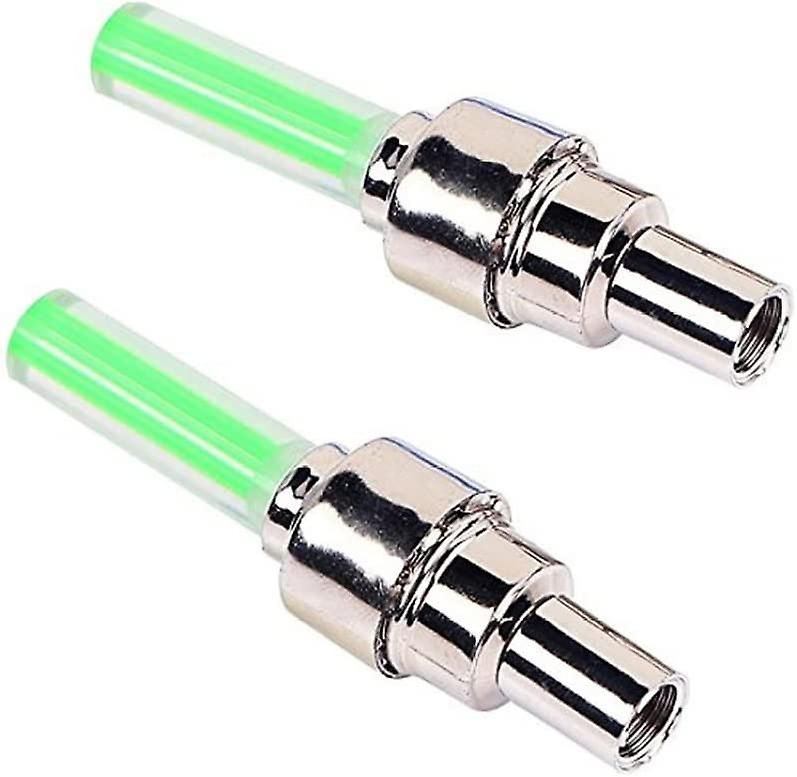 2 PCS of Led Flash Tyre Light (Blue Color) Wheel Valve Cap Light for Car Bicycle and Motorcycle - Oshi.pk - Buy & Sell Online