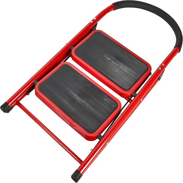 2 Step Iron Folding Ladder Stool Stepladders - Oshi.pk - Buy & Sell Online