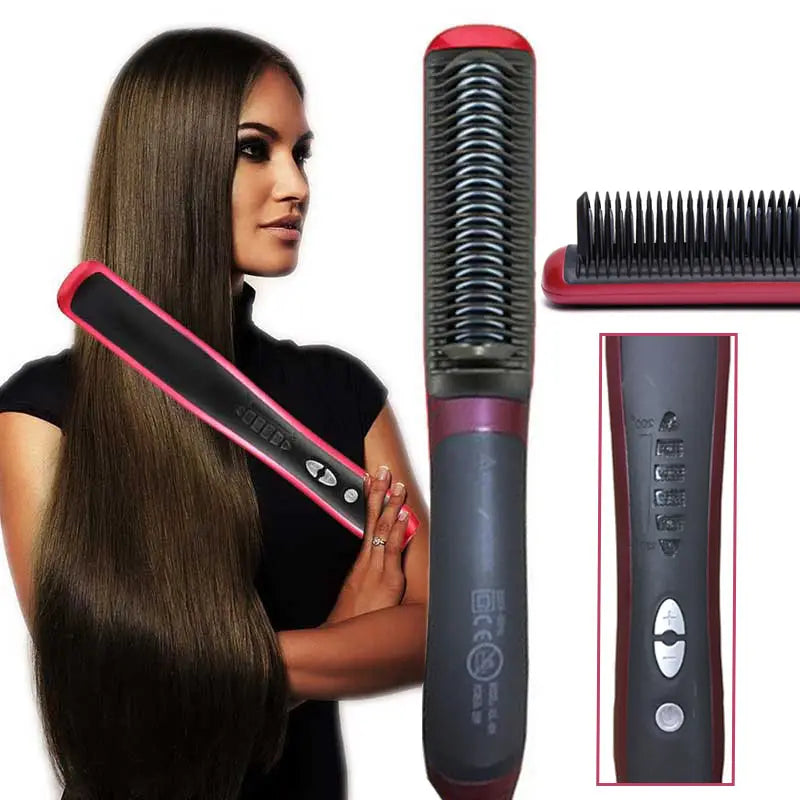 Stylish Fast Hair Straightener and Brush - Oshi.pk - Buy & Sell Online