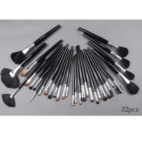32 Piece Makeup Brush Set With Leather Pouch - Oshi.pk - Buy & Sell Online