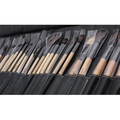 32 Piece Makeup Brush Set With Leather Pouch - Oshi.pk - Buy & Sell Online