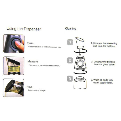 Press & Measure 500ml Oil & Vinegar Dispenser - Oshi.pk - Buy & Sell Online