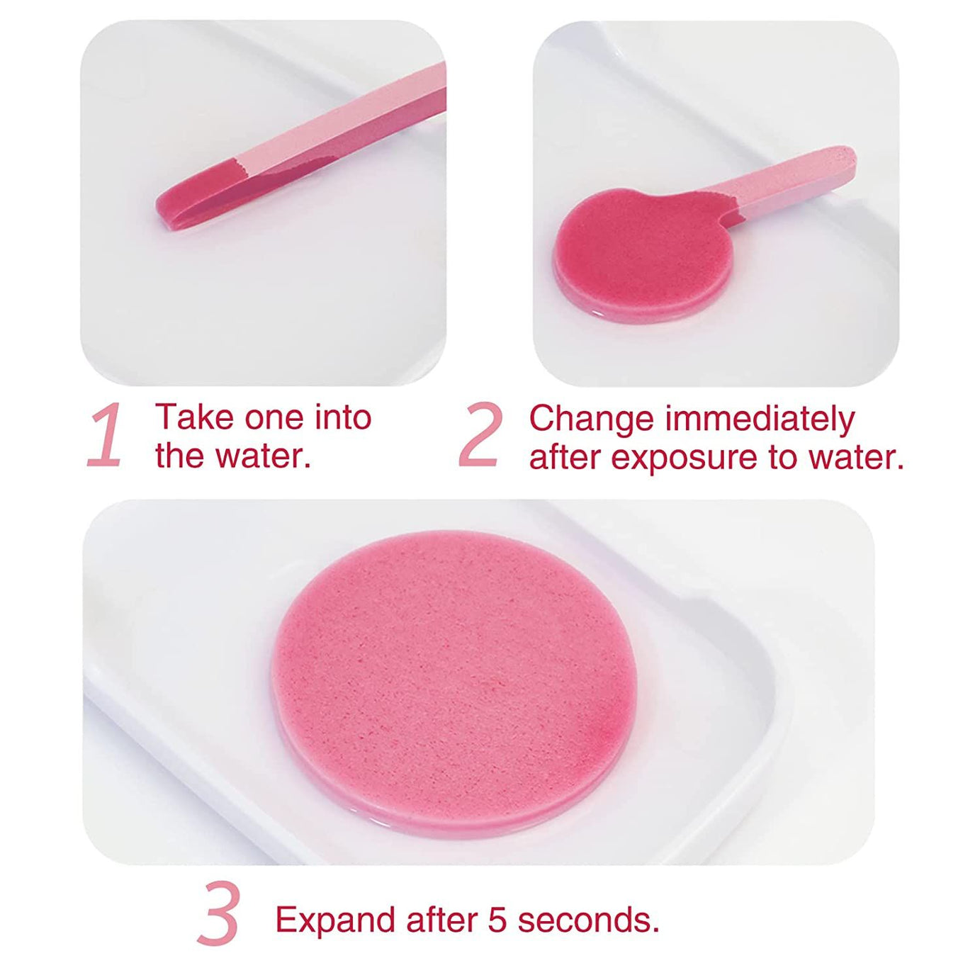 24 Compressed Facial Sponge for Face Cleansing Sponge Makeup Removal Sponge Pad Round Face Sponge Makeup Removal Sponge Cosmetic Puff Compressed Puff - Oshi.pk - Buy & Sell Online