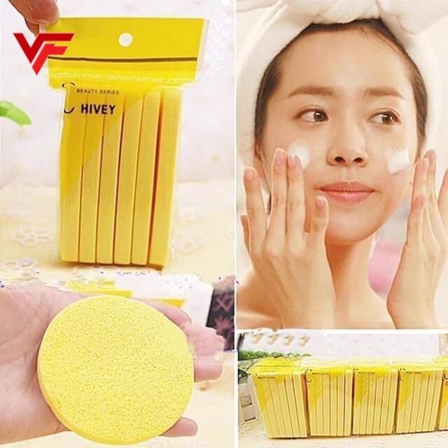 24 Compressed Facial Sponge for Face Cleansing Sponge Makeup Removal Sponge Pad Round Face Sponge Makeup Removal Sponge Cosmetic Puff Compressed Puff - Oshi.pk - Buy & Sell Online
