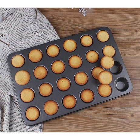 24 holes Mini Muffin Cupcakes Mould Baking Bakeware Tray Pan