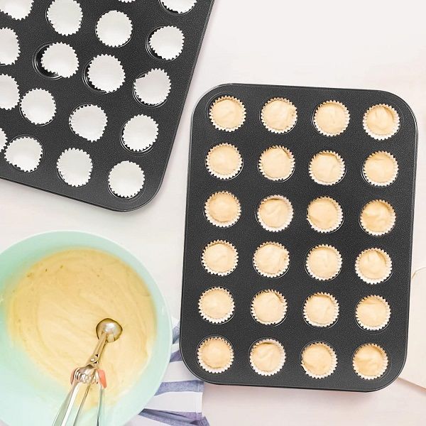 24 holes Mini Muffin Cupcakes Mould Baking Bakeware Tray Pan - Oshi.pk - Buy & Sell Online