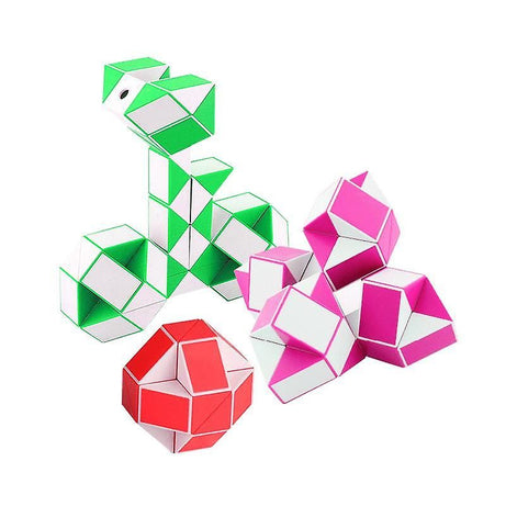 24 Magic Snake Cube, Snake Speed Cube, Plastic Puzzle Cube Twist - Oshi.pk - Buy & Sell Online