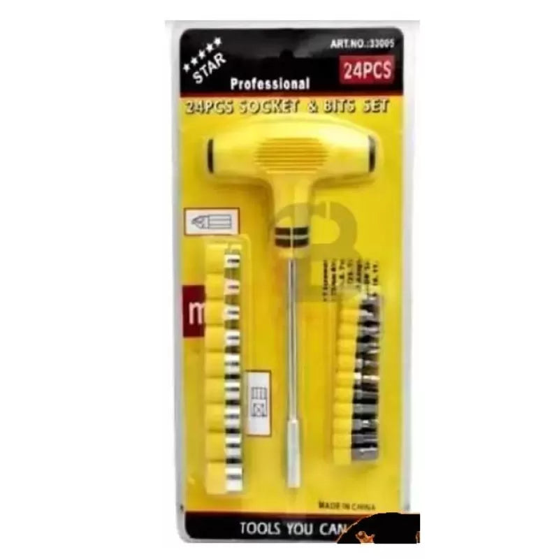 24 Pcs Socket And Bits Set 24 in 1 kit - Oshi.pk - Buy & Sell Online