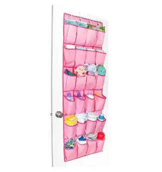 24 Pockets Over The Door Shoe Organizer Non-woven Fabrics Storage Bag Hanging - Oshi.pk - Buy & Sell Online
