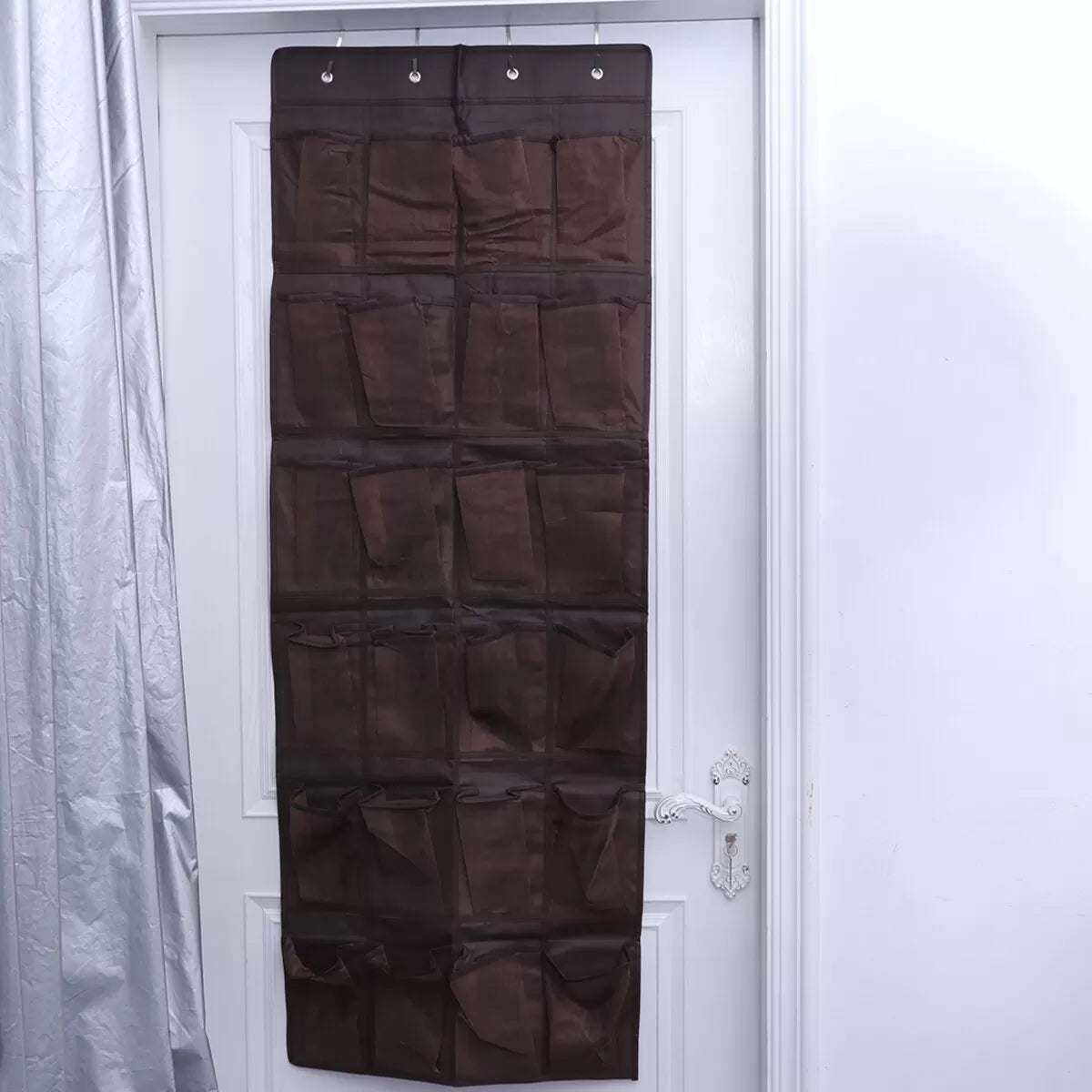 24 Pockets Over The Door Shoe Organizer Non-woven Fabrics Storage Bag Hanging - Oshi.pk - Buy & Sell Online