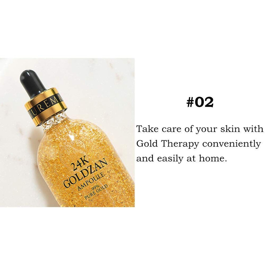 24K Goldzan Facial Serum Ampoule Pure Gold 99.9% Maison De Nature 100 Ml Made In Korea - Oshi.pk - Buy & Sell Online