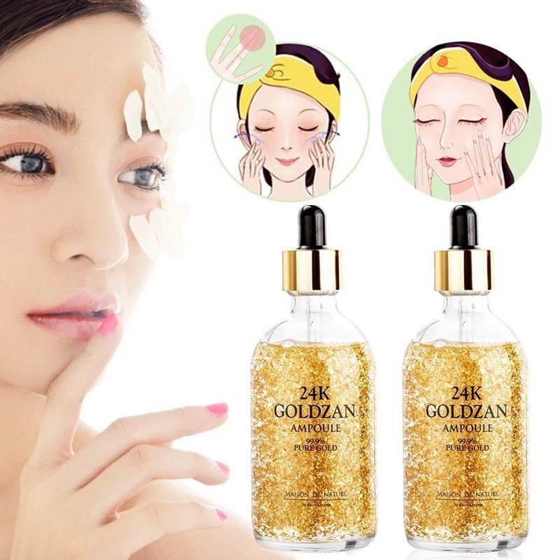 24K Goldzan Facial Serum Ampoule Pure Gold 99.9% Maison De Nature 100 ml Made in Korea - Oshi.pk - Buy & Sell Online