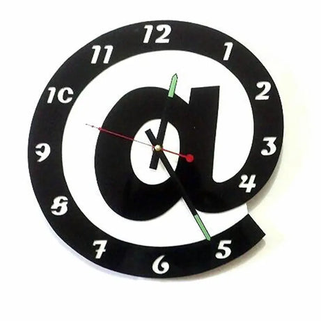 Black Color At The Rate Design DIY 3D 2mm Acrylic Wall Clock (12*12 inches) - Oshi.pk - Buy & Sell Online