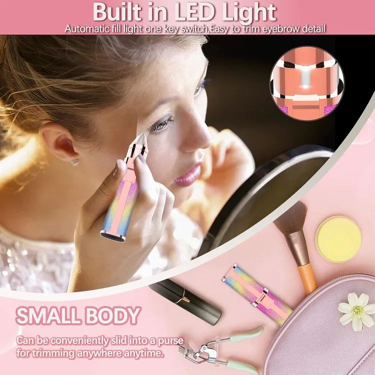 2in1 Electric Eyebrow Trimmer and Shaver Rechargeable Hair Remover for All Parts Use in Pen Flawless Hair Remover Rechargeable Painless Precision Eyeb - Oshi.pk - Buy & Sell Online