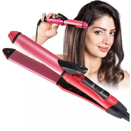 2in1 Hair Straightner and Curler