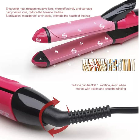 2in1 Hair Straightner and Curler - Oshi.pk - Buy & Sell Online