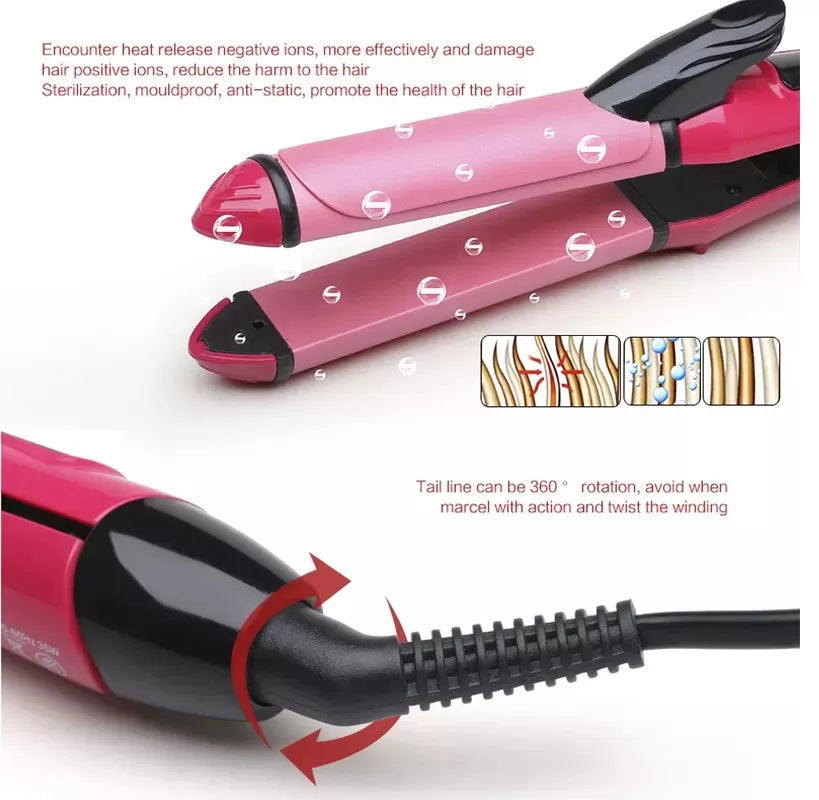2in1 Hair Straightner and Curler - Oshi.pk - Buy & Sell Online