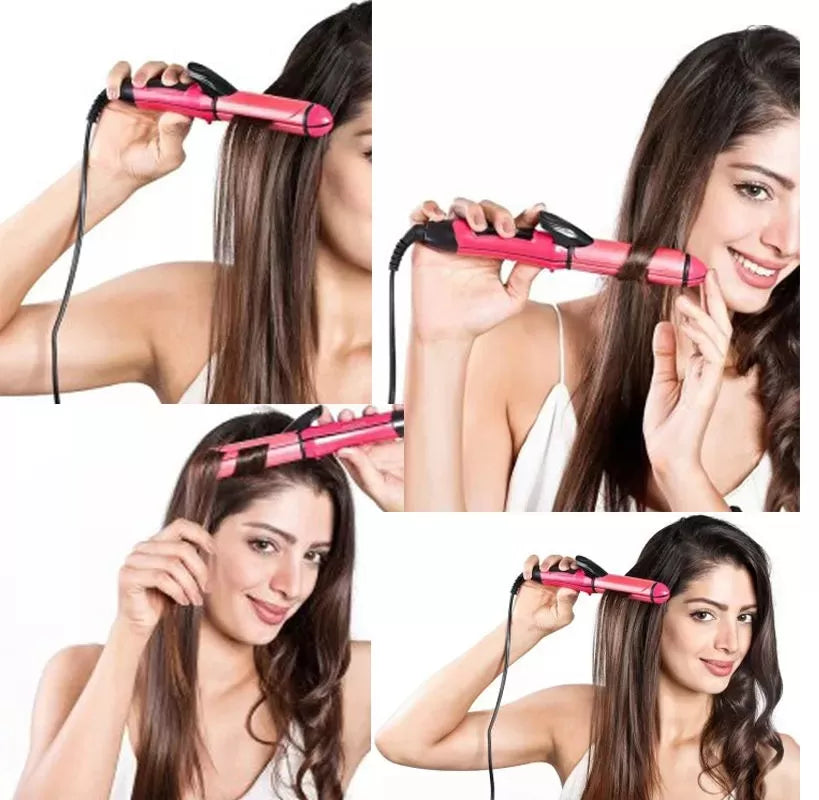 2in1 Hair Straightner and Curler - Oshi.pk - Buy & Sell Online