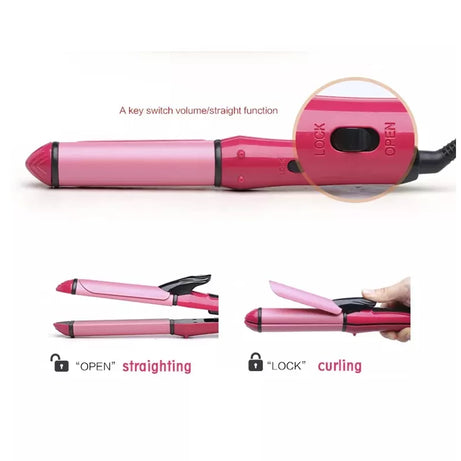 2in1 Hair Straightner and Curler - Oshi.pk - Buy & Sell Online