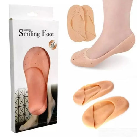 2Pcs Silicone Gel Socks for Pain Relief & Cracking Foot Protector - Oshi.pk - Buy & Sell Online