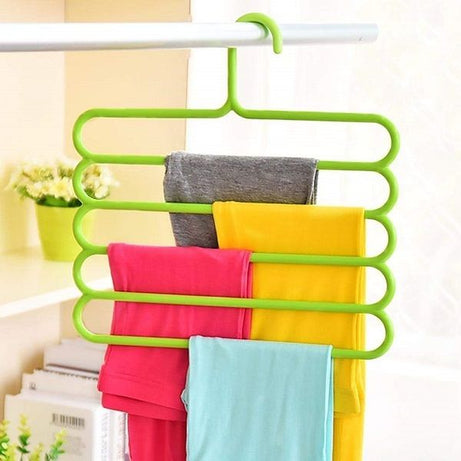 2pcs 5 Layer Multipurpose Multi Layer Hangers for Clothes - Oshi.pk - Buy & Sell Online