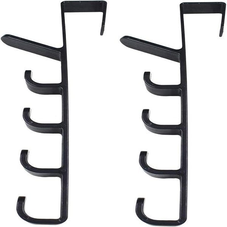 2pcs 5 Layers Over Door Hooks Hats Hanger Vertical Hanging Coat Organizer - Oshi.pk - Buy & Sell Online