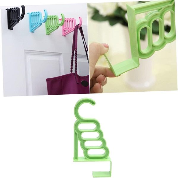 2pcs Portable Over Door Clothes Hanger Plastic Hooks - Oshi.pk - Buy & Sell Online
