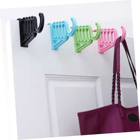 2pcs Portable Over Door Clothes Hanger Plastic Hooks - Oshi.pk - Buy & Sell Online