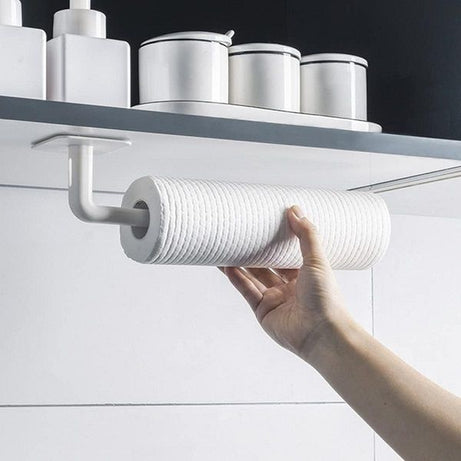 2pcs Pot Lid Holder Pot Cover Lid Rack Plastic Wall Mount - Oshi.pk - Buy & Sell Online