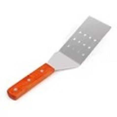 2pcs Set Cooking Spatula with Wooden Handle Grill Turner Stainless Steel Metal Scraper - Oshi.pk - Buy & Sell Online