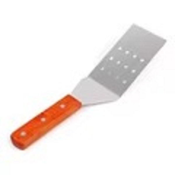 2pcs Set Cooking Spatula with Wooden Handle Grill Turner Stainless Steel Metal Scraper - Oshi.pk - Buy & Sell Online