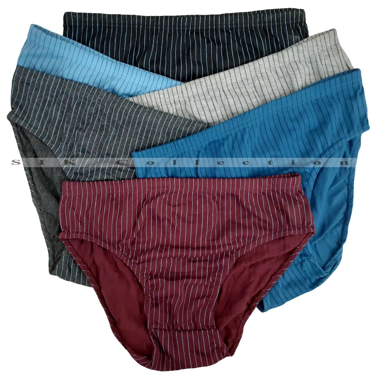 3 – Pack Stripe Cotton Underwear for Men & Boys