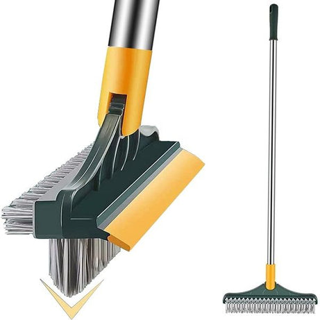 3 in 1 Floor Scrub Brush with Long Telescopic Handle - Oshi.pk - Buy & Sell Online